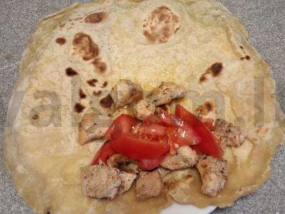 Šašlykas su vištiena, daržovėmis ir grietinės padažu Žingsnis 3