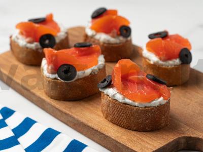 Sumuštinis su raudonąja žuvimi ir varškės dipu Žingsnis 5