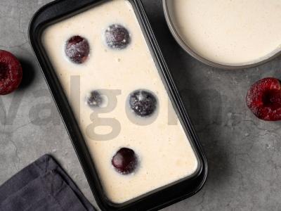 Slyvų pyragas su augaliniu pienu Žingsnis 5