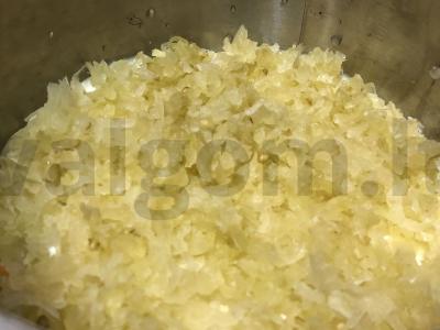 Salotos su žaliais pomidorais Žingsnis 4