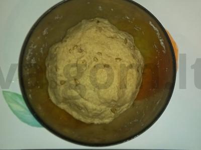 Duona su saulėgrąžų sėklomis Žingsnis 5