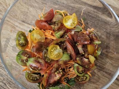 Šviežias salotas su rukola Žingsnis 3