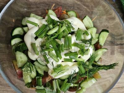 Šviežias salotas su rukola Žingsnis 5