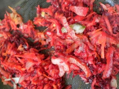 Skani užkepėlė borščiui su pomidorų tyrė ir pomidorų pasta Žingsnis 4