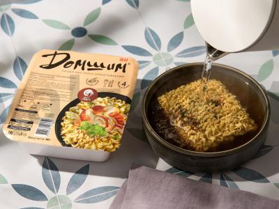 Nudų su grybais ir špinatais Žingsnis 1