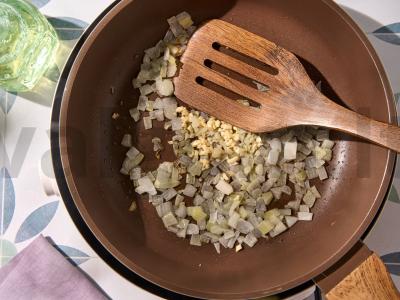 Nudų su grybais ir špinatais Žingsnis 3