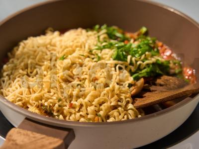 Nudų su grybais ir špinatais Žingsnis 6