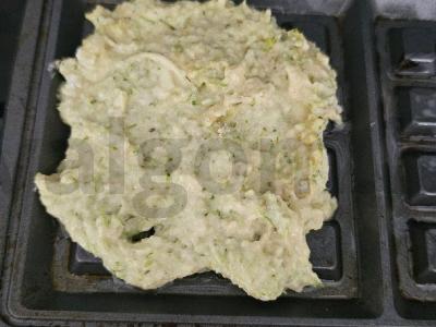 Daržovių vafliai su kiaušiniu Žingsnis 3