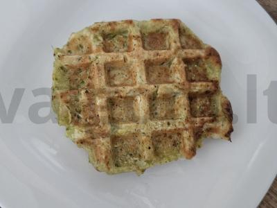 Daržovių vafliai su kiaušiniu Žingsnis 5