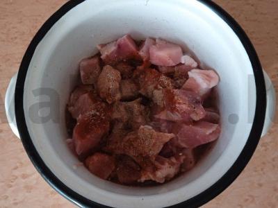 Vištienos šašlykai su ananasais orkaitėje Žingsnis 2