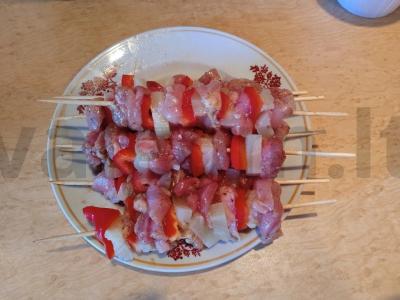 Vištienos šašlykai su ananasais orkaitėje Žingsnis 6