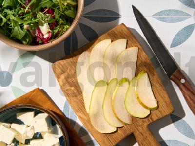 Salotos su kriauše ir feta Žingsnis 2