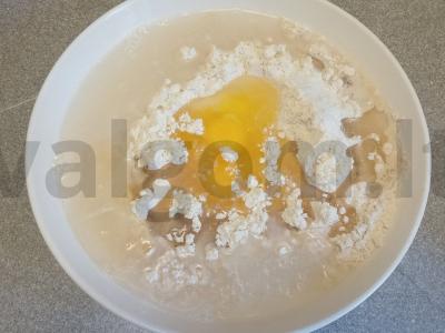 Mantai su naminiu faršu, bulvėmis ir grietinės padažu Žingsnis 1