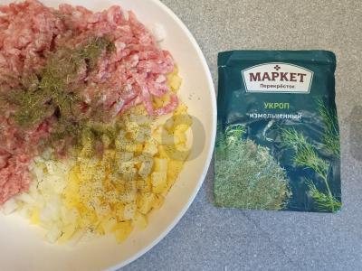 Mantai su naminiu faršu, bulvėmis ir grietinės padažu Žingsnis 5