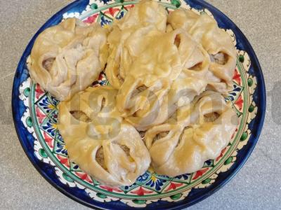 Mantai su naminiu faršu, bulvėmis ir grietinės padažu Žingsnis 10