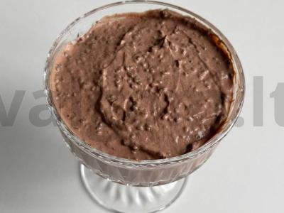 Šokoladinis čia pudingas pagrindine nuotrauka