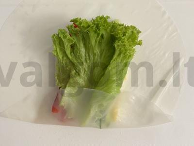 Daržovių ir sūrio spring roll Žingsnis 9