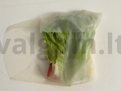 Daržovių ir sūrio spring roll Žingsnis 10
