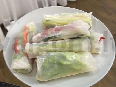 Daržovių ir sūrio spring roll pagrindine nuotrauka