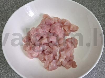 Kiaulienos blynai vakarienei Žingsnis 1