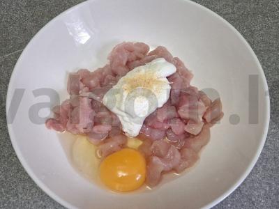 Kiaulienos blynai vakarienei Žingsnis 4