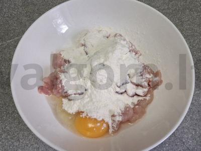 Kiaulienos blynai vakarienei Žingsnis 6