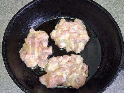 Kiaulienos blynai vakarienei Žingsnis 8