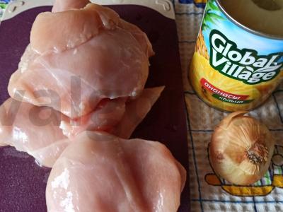 Vištiena su ananasais, kepta orkaitėje Žingsnis 1