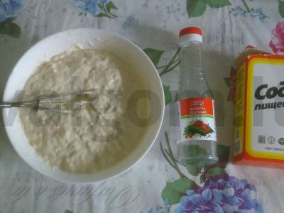 Auksinės blynai su kefyru Žingsnis 3