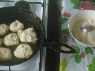 Auksinės blynai su kefyru Žingsnis 5