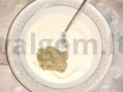 Varškės-bananų blynai Žingsnis 3