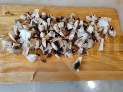 Avinžirniai su grybais grietinėlės padaže Žingsnis 5