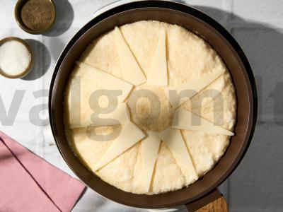 Biskvitinis omletas su ožkų sūriu ir pesto Žingsnis 5