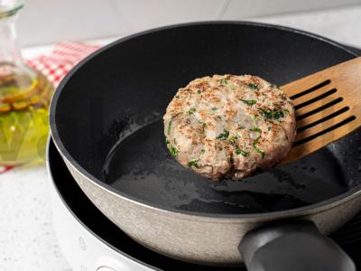 Grikių košė su kalakutienos kotletais Žingsnis 3