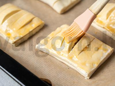 Sluoksniuotos pyragėliai su moliūgu ir obuoliu Žingsnis 5