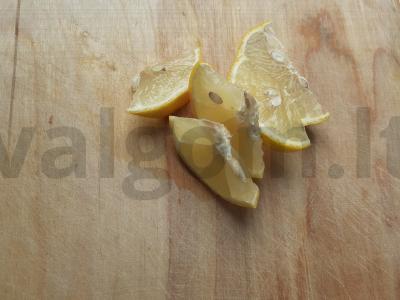 Citrininis vištienos karis Žingsnis 1