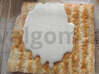 Greitas tortas su kondensuotu pienu Žingsnis 3