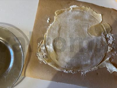 Karališkos torto „Sūdyta karamelė“ korpusai Žingsnis 10