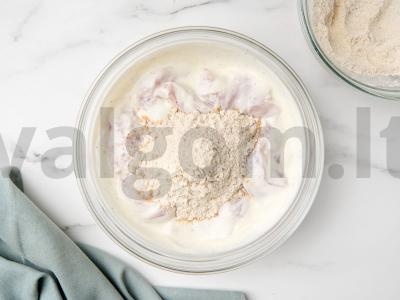 Vištienos stripsai oro grilyje Žingsnis 4