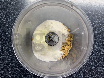 Braškių ir muesli skramblys Žingsnis 2