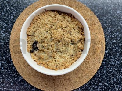 Braškių ir muesli skramblys Žingsnis 6