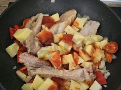 Sotūs lagmanas su kiaulienos šonkauliais Žingsnis 4