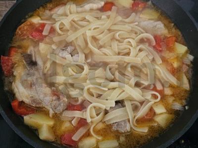 Sotūs lagmanas su kiaulienos šonkauliais Žingsnis 7