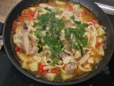 Sotūs lagmanas su kiaulienos šonkauliais Žingsnis 8