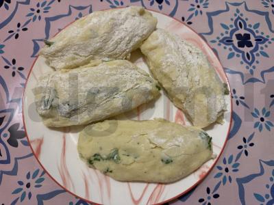 Bulvių pyragėliai su sūriu ir žolelėmis Žingsnis 7