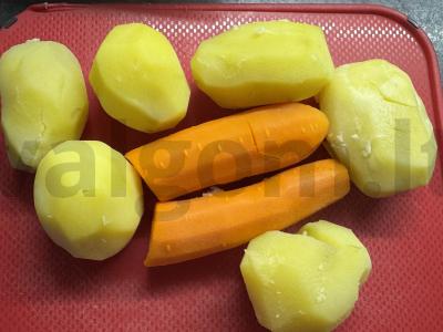 Klasikinis Olivier su virta dešra Žingsnis 1