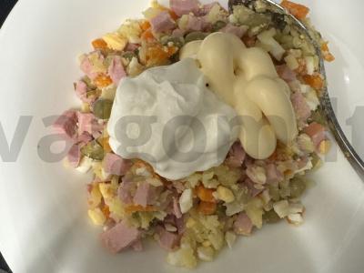 Klasikinis Olivier su virta dešra Žingsnis 9