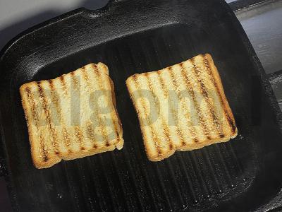 Sūrio ir grybų tostai Žingsnis 2