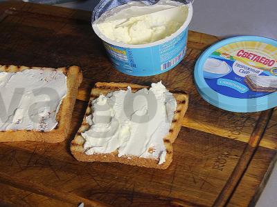 Sūrio ir grybų tostai Žingsnis 6