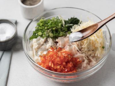 Vištienos kotletai su paprika Žingsnis 4